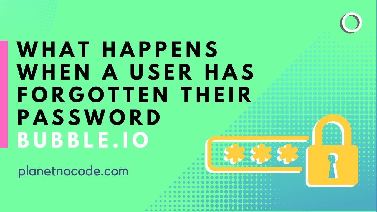 What happens when a user has forgotten their password thumbnail