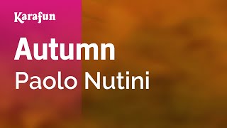 Autumn - Paolo Nutini | Karaoke Version | KaraFun