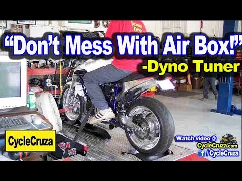 Expert Dyno Tuner Says: "DON'T Modify Air Box on Motorcycle!!" | MotoVlog Video
