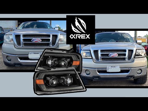 (2004-2008 Ford F150) (2006-2008 Lincoln Mark LT) AlphaRex USA Headlights Installation