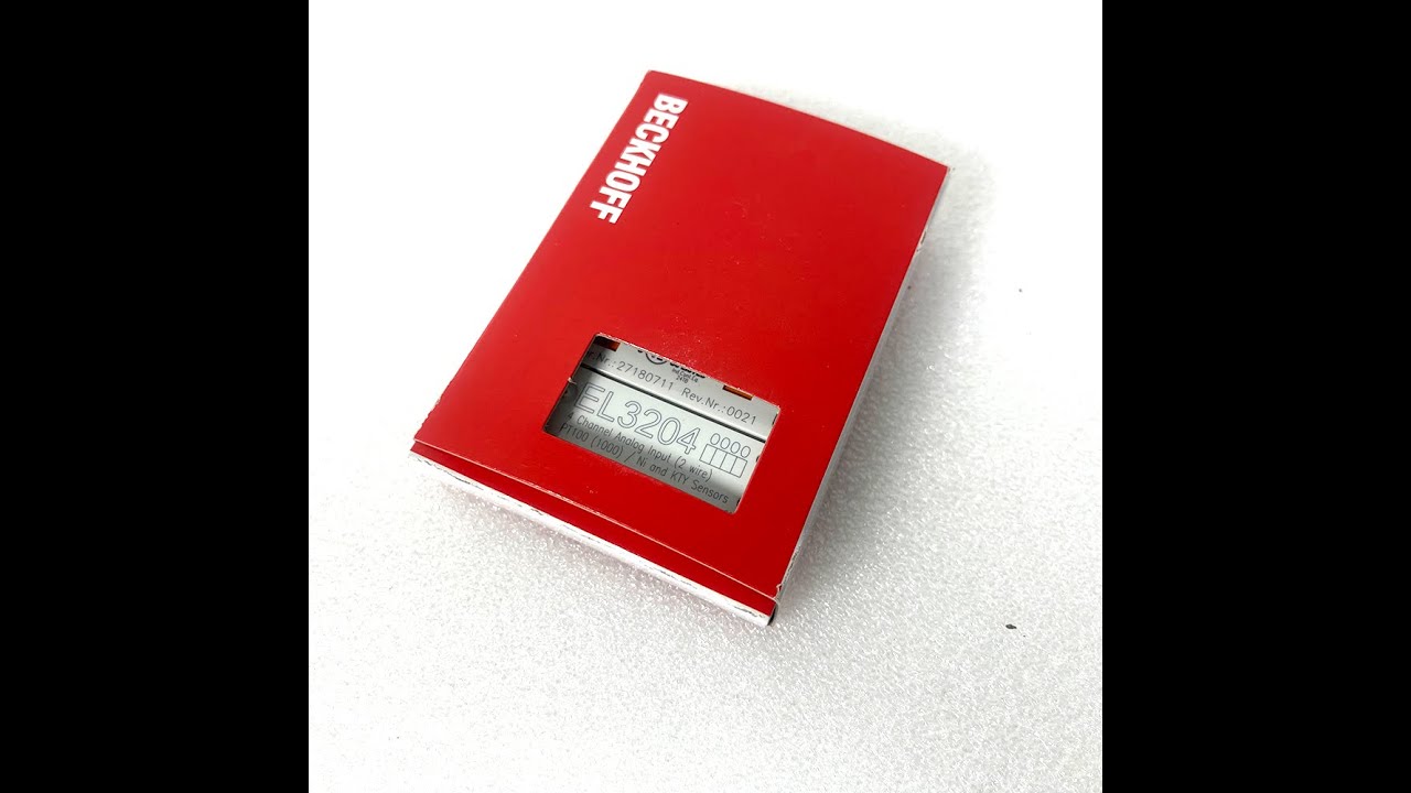 BECKHOFF EL3204 EtherCAT Terminal 4-channel Analog Input Module