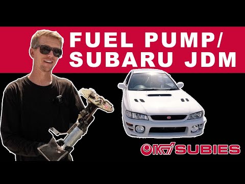 Fuel pump replacement on JDM Subaru / GC8 Version 5