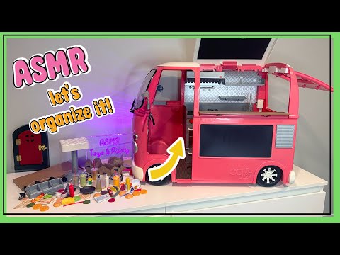 🍔ASMR Organizing My Food Truck! | Our Generation Grill to Go Food Truck | No Talking ✨