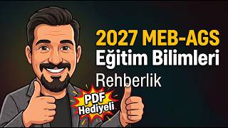 Rehberlik 1. Bölüm | MEB-AGS 2027 Eğitim Bilimleri | #ags #mebags2027
