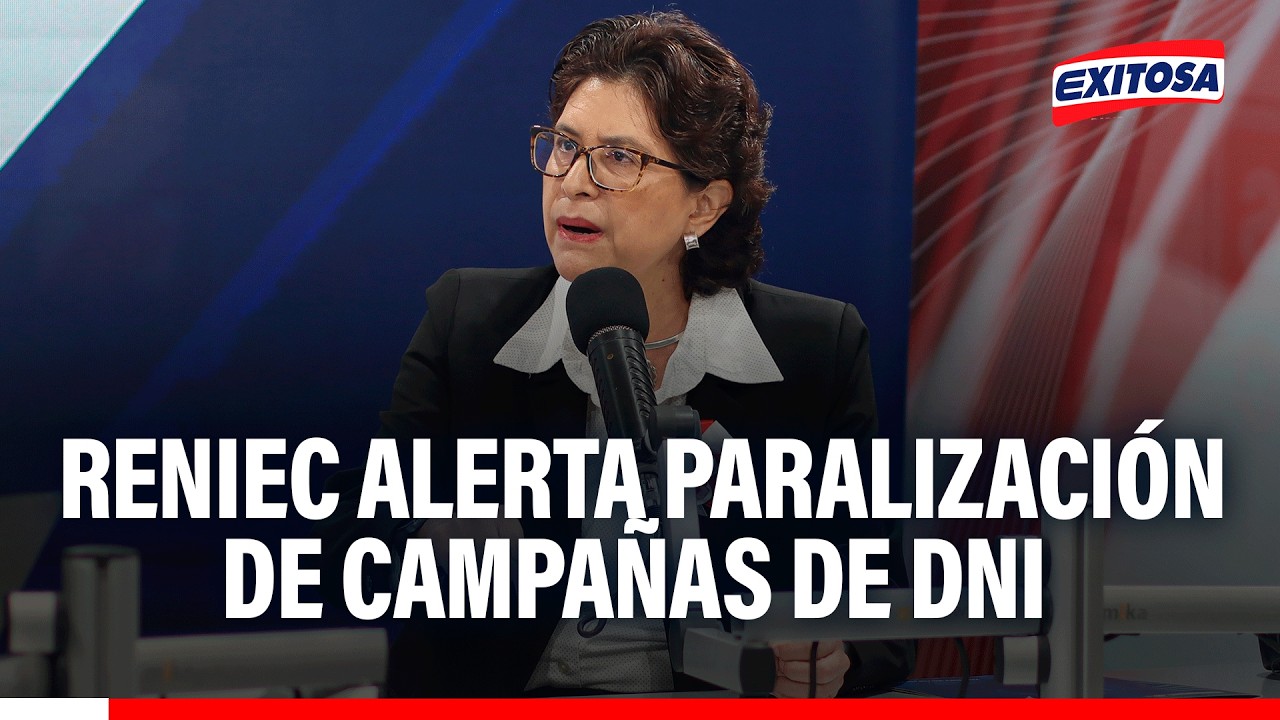 🔴🔵 Reniec alerta paralización de campañas de DNI y desabastecimiento en entrega de documentos