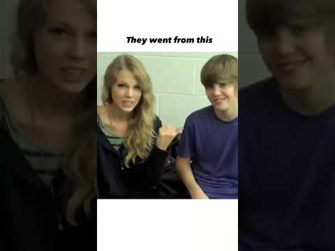 They went from this #justinbieber #taylorswift