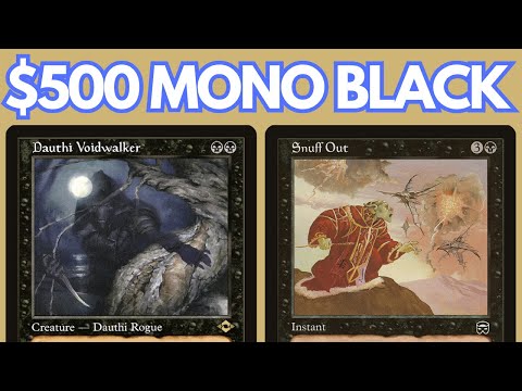 ALWAYS BET ON BLACK! Legacy Mono Black Aggro with NO RESERVE LIST cards. MTG MTGO League