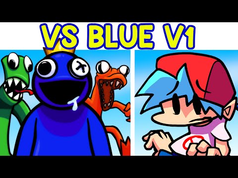 Friday Night Funkin' VS Blue V1 | Roblox Rainbow Friends (FNF Mod)