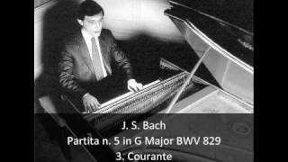 J. S. Bach - Partita n. 5 in G Major BWV 829 - 3. Courante (3/7)