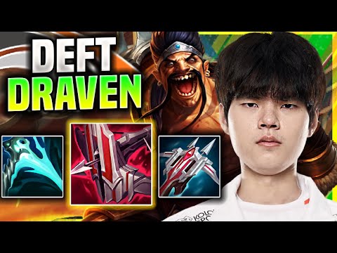 DEFT DESTROYING WITH DRAVEN! - HLE Deft Plays Draven ADC vs Tristana! | Season 11