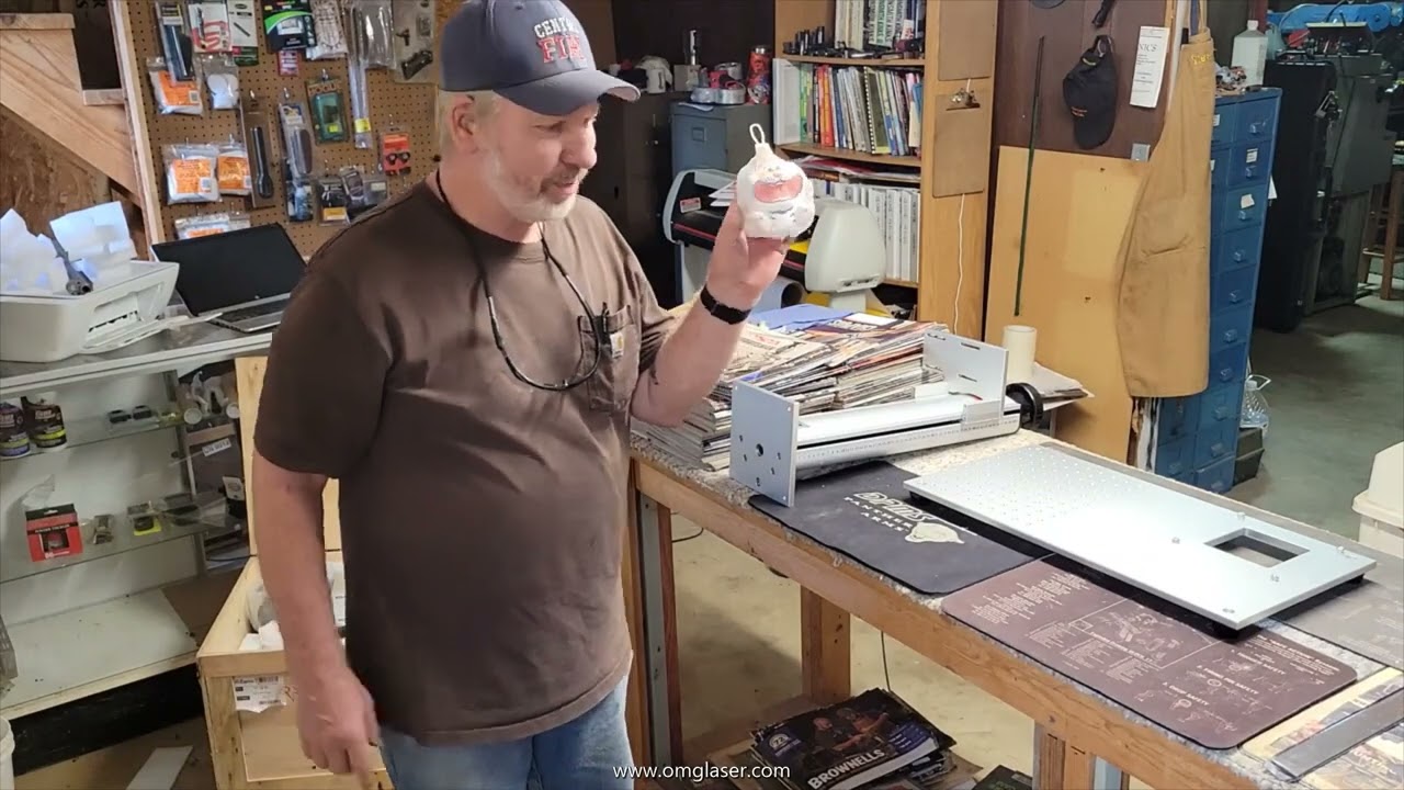 Unboxing 50W Fiber Laser Engraving Machine OMG-X