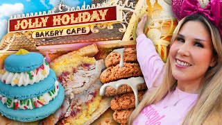 Lunch at Disney Favorite JOLLY HOLIDAY &amp; Brand New Cookie Dough Dessert! Disneyland Vlog 2025