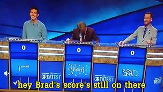 Brad’s score is still on there.