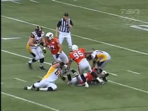 CFL Hamilton 31, BC 28 - July 10, 2009