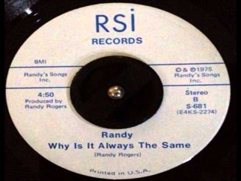 RANDY ROGERS why is it always the same (magic loner psych folk)