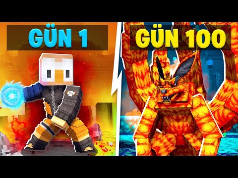 Minecraft'ta NARUTO Dünyasında 100 GÜN GEÇİRDİM! [Part 1]
