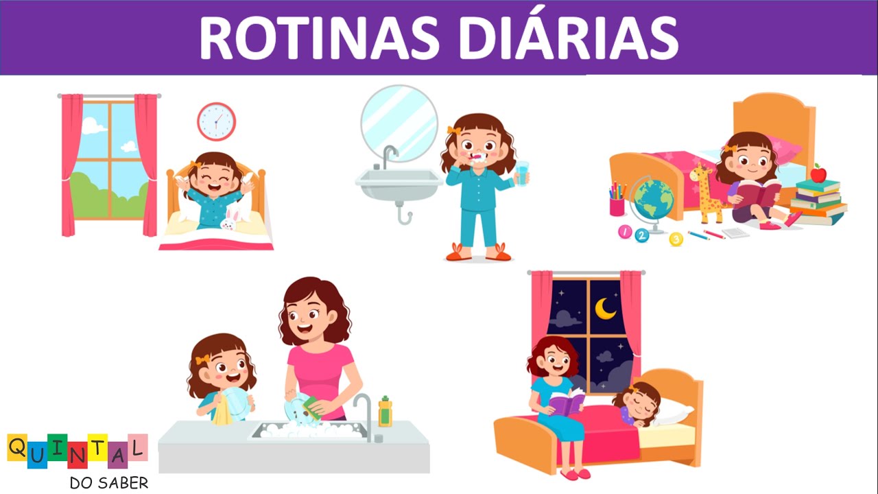 ROTINAS DIARIAS PARA CRIANÇAS | VIDEO EDUCATIVO INFANTIL