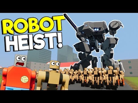 LEGO ROBOT HEIST & LEGO CITY DESTRUCTION! - Brick Rigs Gameplay - Heist Roleplay
