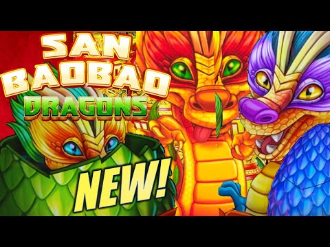 ★NEW SLOT!★ 🐲 SAN BAO DRAGONS Slot Machine (AINSWORTH)