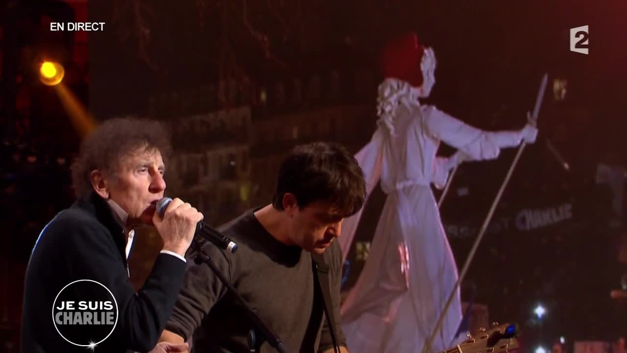 Alain Souchon "Et si en plus y'a personne" - #JeSuisCharlie
