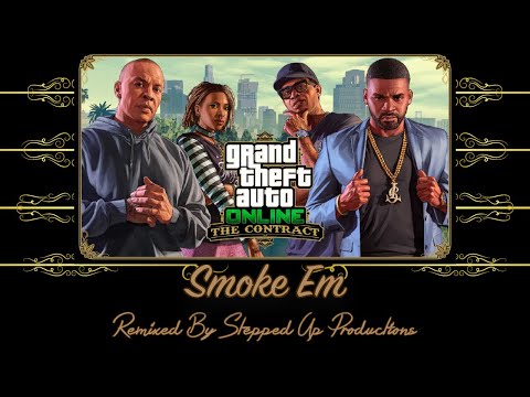 GTA 5 The Contract Mission Soundtrack: (Dr. Dre On Course) Smoke Em
