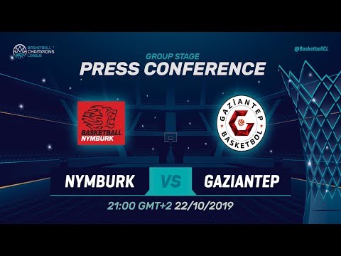ERA Nymburk v Gaziantep - Press Conference - Basketball Champions League 2019-20