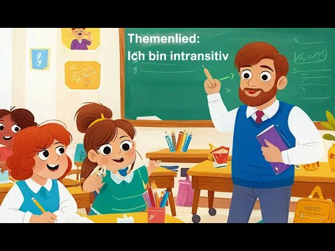 Deutsch für Anfänger A1| Grammatik A1 | Intransitive Verben leicht erklärt mit Lied