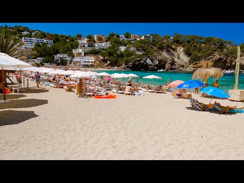 IBIZA Beach Walk / Spain Cala Tarida / The Balearic Islands