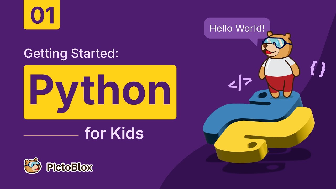 Getting Started with Python for Kids | Python with PictoBlox