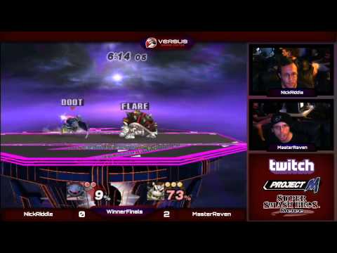 VS Weekly 9/3/14- Winners Finals- NickRiddle (Bowser) vs MasterRaven (MetaKnight) ProjectM