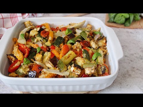 VERDURE AMMOLLICATE AL FORNO, contorno sano e gustoso