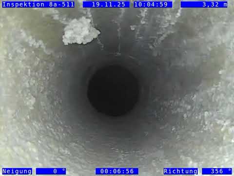 Kamerainspektion der Einlagerungskammer 8a in der Schachtanlage Asse II