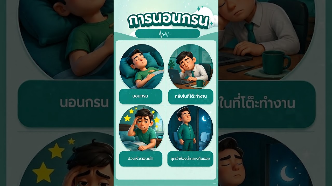นอนกรน อาจเกิดภาวะหยุดหายใจขณะหลับ  #โรงพยาบาลลาดพร้าว #sleeptest #นอนกรน #หยุดหายใจขณะหลับ