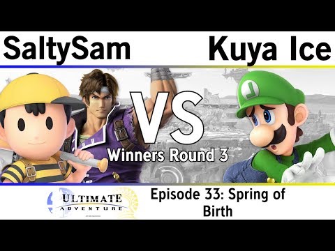 TUA Episode 33 Spring of Birth - SaltySam (Richter, Ness) vs R3 | Kuya Ice (Luigi) - Winners Round 3