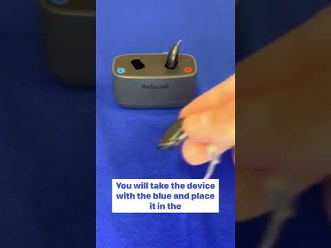 How do I charge my GN ReSound Rechargeable hearing aids?