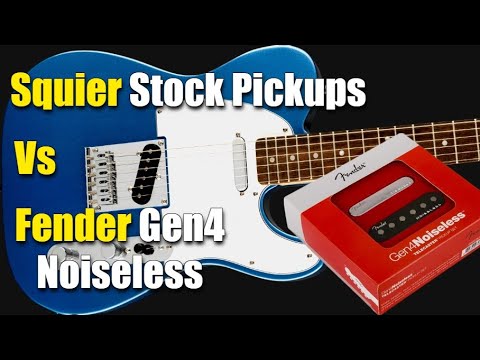 Squier Stock Pickups vs Fender Gen4 Noiseless