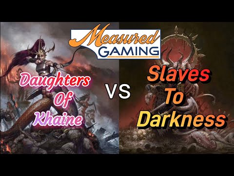 #3.22 Slaves to Darkness vs Daughters of Khaine! 2000 point Age of Sigmar Battle Report