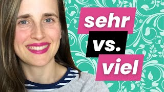 Don't Say 'Sehr' When You Mean 'Viel'! 😬 | German Grammar Made Easy - A2