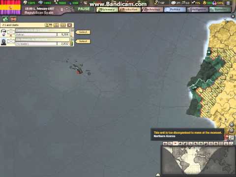 Hearts Of Iron 3 Republican Spain Walkthrough part 4 (2 of 3)