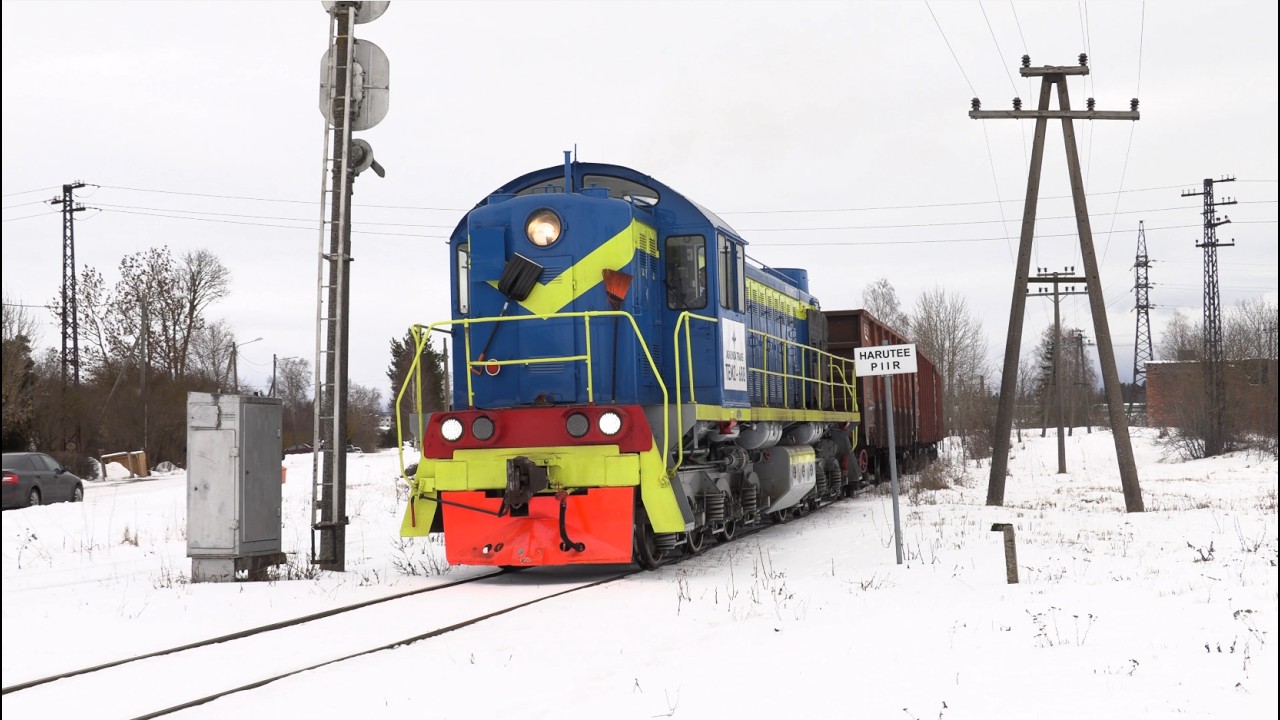 Tепловоз ТЭМ2-688 на ст. Раквере / TEM2-688 at Rakvere station