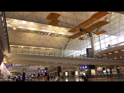 2023 Aeroporto Internacional de Hong Kong Terminal 1 Chegada A e B Saída Passo a passo #hongkong