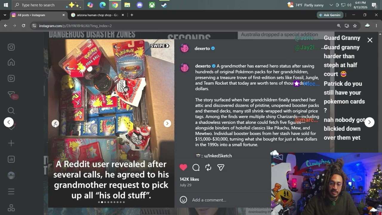 Grandma Saves ORIGINAL Pokemon Cards for Her Grandchildren (WORTH A LOT)