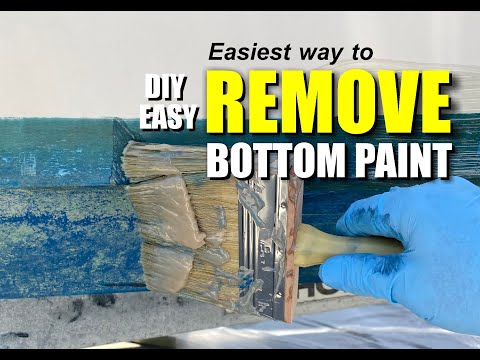 Easiest Way to Remove Bottom Paint from a Fiberglass Boat: DIY Tutorial