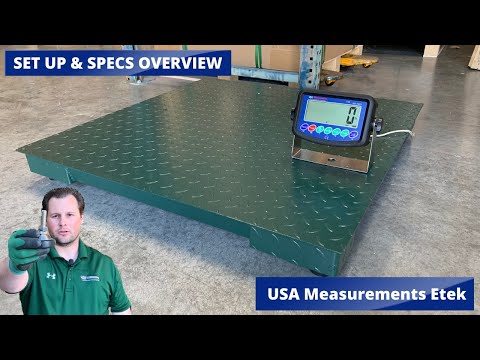 USA Measurements Floor Scale Set Up Prime USA Scales