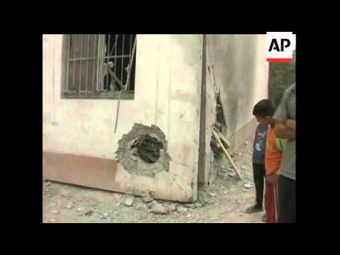 A funeral for two brothers who belonged to an anti-al-Qaida group was targeted by a suicide bomber l