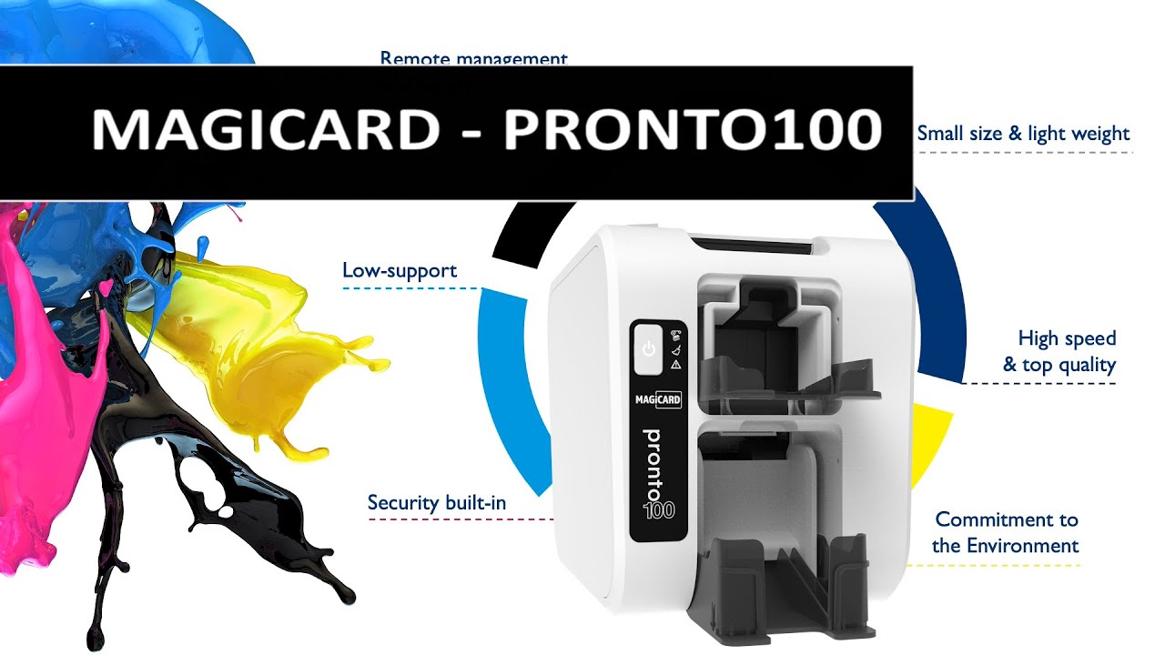 Watch our latest video and learn about the new Pronto100 printer from Magicard