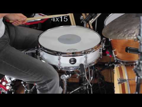 Beier 15" Steel Snare Drums Shootout (Tuning: High to Low)