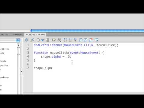 Basic Button Tutorial In As3