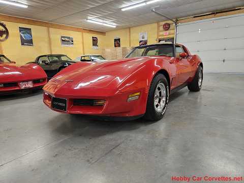 1981 Red C3 Corvette Camel Interior For Sale Video