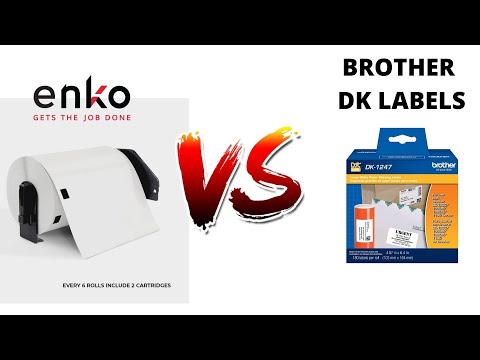 HOW DO ENKO LABELS STAND UP TO BROTHER LABELS FOR THE DK THERMAL LABEL PRINTERS?